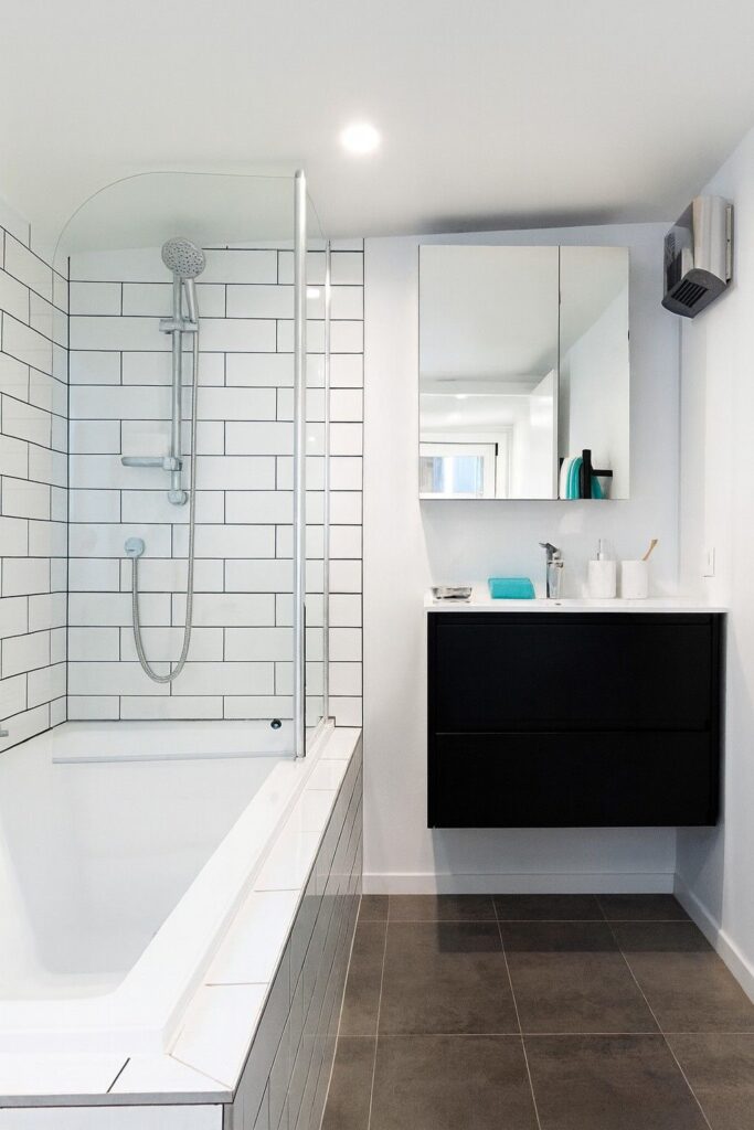 newly renovated bathroom in wellington