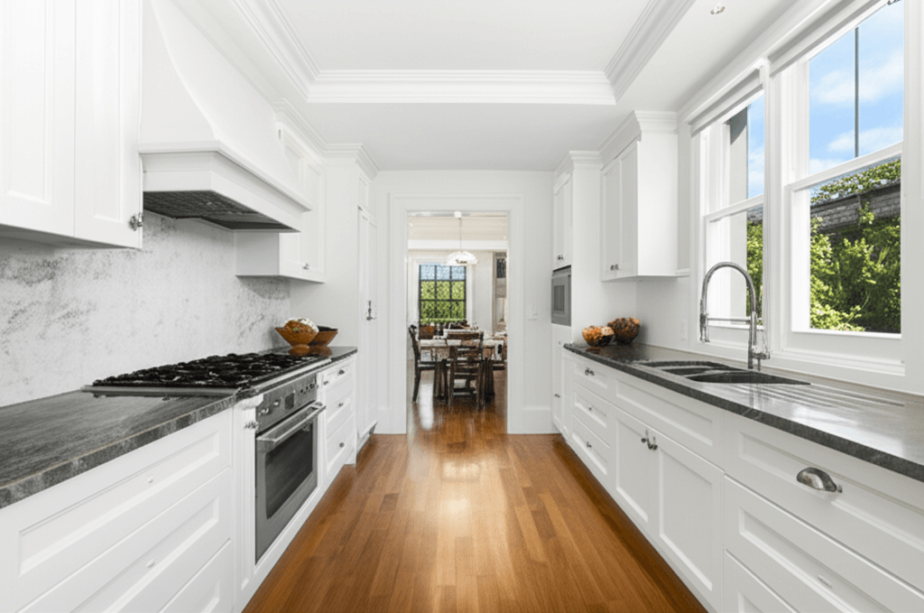 Modern kitchen renovation in Wellington character villa home