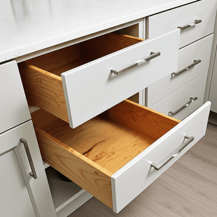 Kitchen renovation detail showing quality cabinetry and benchtop installation in Porirua