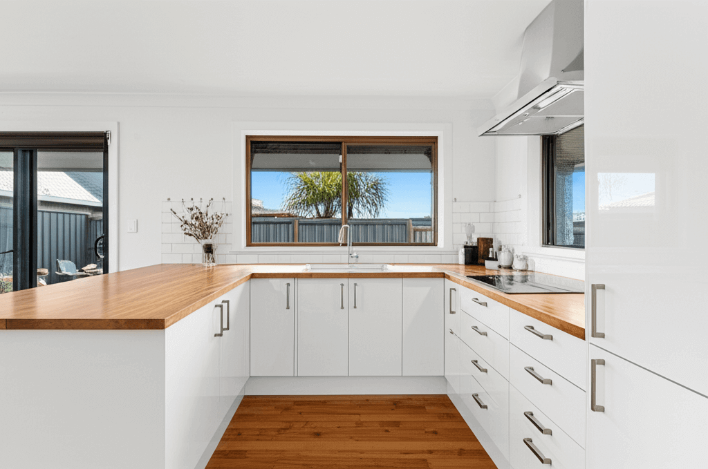 Professional kitchen renovation in Porirua featuring modern design and quality craftsmanship by Clearcut Building Solutions
