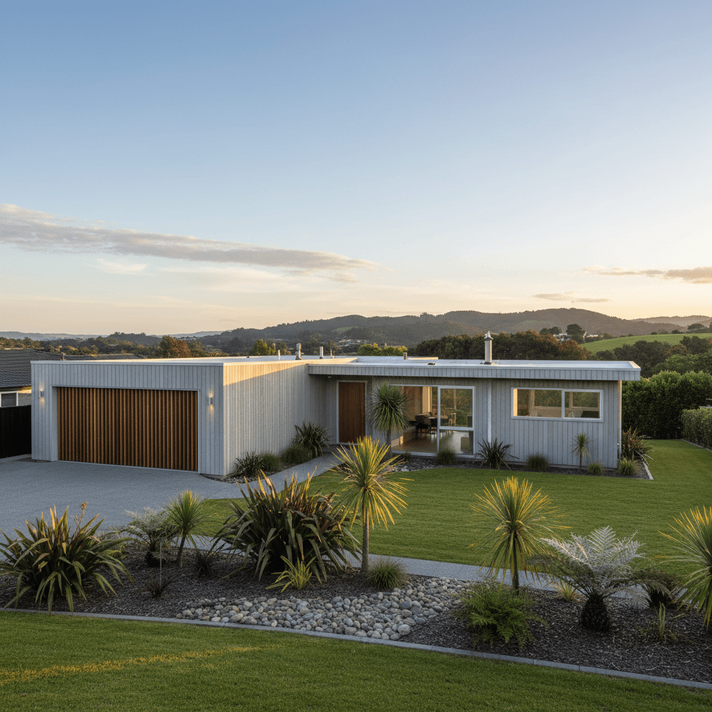 Completed modern 3 bedroom home in Wellington New Zealand