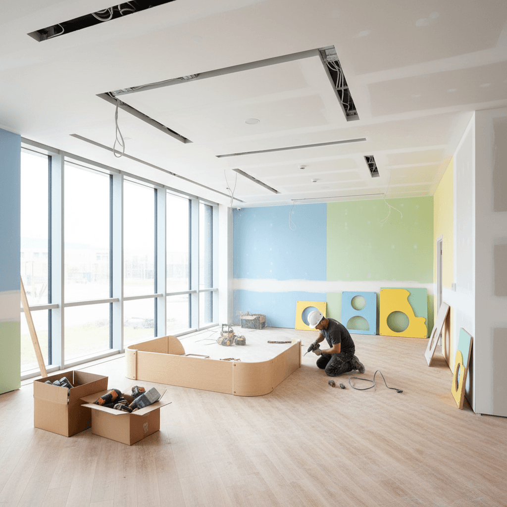 Childcare centre under construction in Wellington