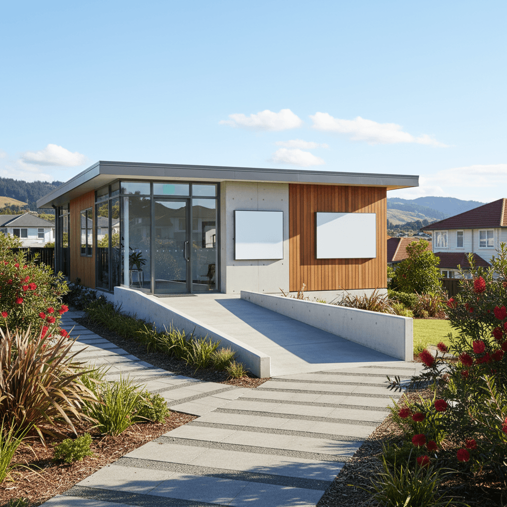 Completed medical clinic light commercial build in New Zealand