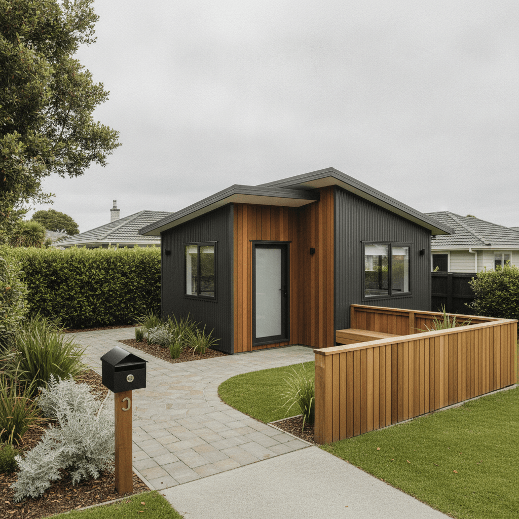 Standalone minor dwelling with private entrance and outdoor space in Wellington